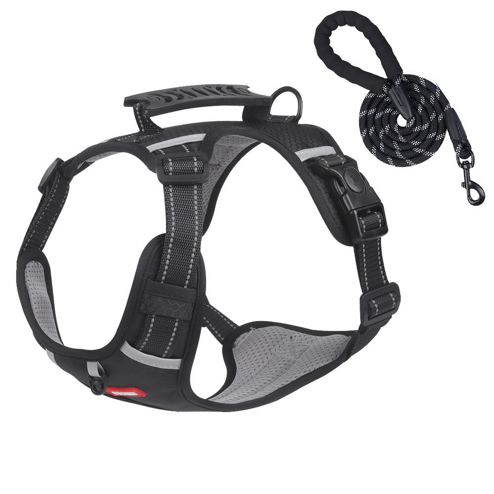 New Pet Chest Strap Vest Type Reflective Large Dog Chest Strap Explosion-proof Dog Traction Rope