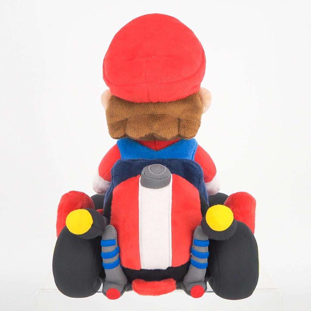 Sanei Boeki Super Mario Kart World Plush Toy, 17cm W X 27cm D X 22.5cm H, MKW01