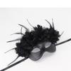 Feathered Masquerade Mask Halloween Party Eye Mask Half Face Mask for Women Cosplay Masquerade Decoration Eyewears