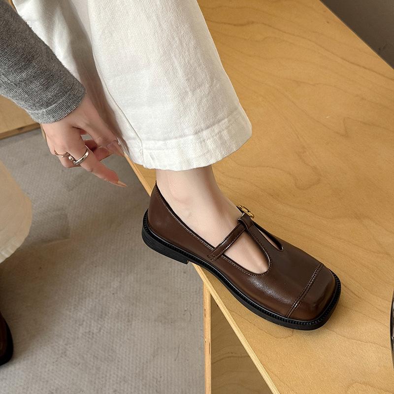 French Mary Jane small leather shoes women's 2025 new summer and autumn retro platform versatile skirt Japanese jk single shoes