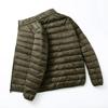 Herren Leichte und Warme Daunenjacke mit Stehkragen für Herbst und Winter, Fashiona