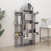 VidaXL Bookcase Concrete Grey 86x25.5x140 Cm Chipboard