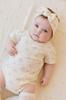 Organic Cotton Short Sleeve Bodysuit Thelma Orchid JBCO251210 Baby CRM 60 [Jamie Kay]