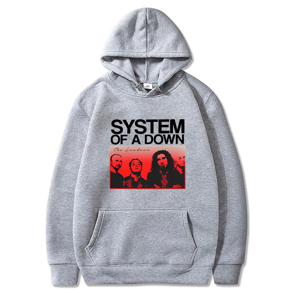 System of A Down Hoodie Men Women Rock Alternative Metal Pullover Hoodies Male Oversized Streetwear Unisex Fashion Sweatshirt