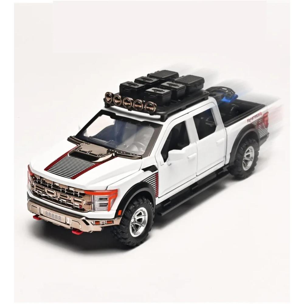 1/24 Ford F150 SVT RAPTOR Modified Version Alloy Model Car Toy Diecasts Metal Casting Sound and Light Car Toys For Children Vehicle