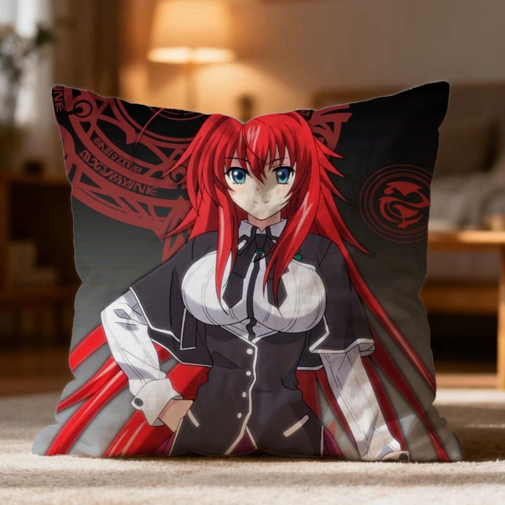 

Popular H-HHigh School DxD Cushion Cover Soft Washable Pillow Case Multi-Scene for Couch Bed Travel Office Use 30cmx30cm