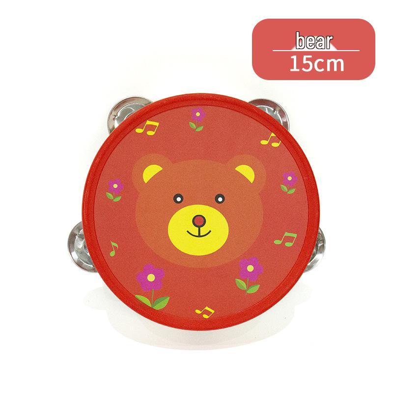 Wooden Tambourine for Early Childhood Music and Dance