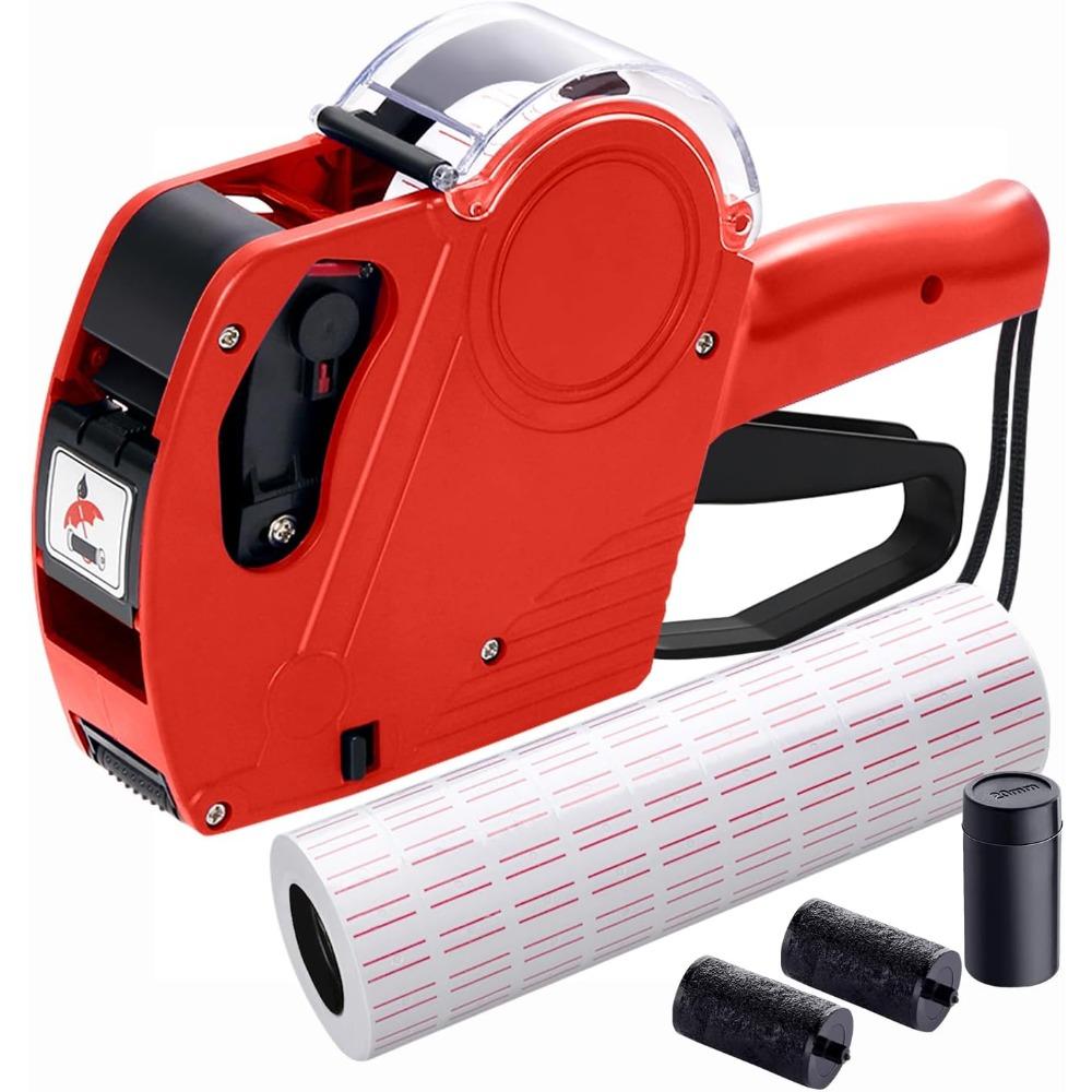 Pricing label gun, comes with 5150 white label gun stickers and 3 extra ink rollers, pricing label gun