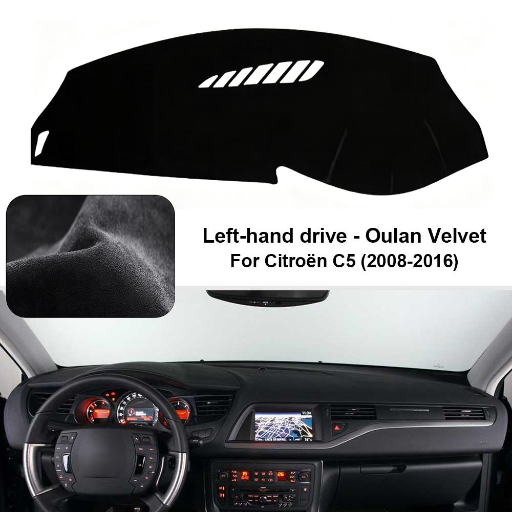 Dashboard Sunshade Cover Pad for 2008-2016 Citroën C5 Anti-UV Dash Mat Non-Slip Car Interior Accessory