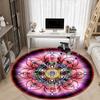 1PC Sacred Geometry Mandala Chair Carpet for Office Non-Slip, Lightweight, Machine Washable Rug for Office, Sleeping, Room - Holiday Decoryy25100910