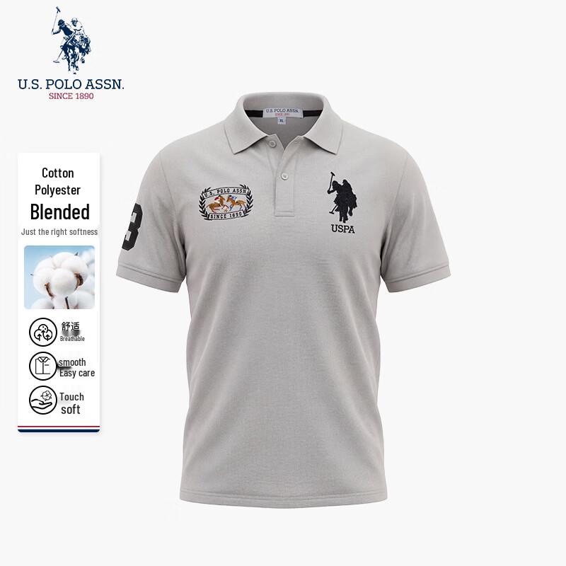 U.S. POLO ASSN. Men s Short Sleeve Polo Shirt L