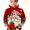 Kids Clothes Girl Hoodies Long Sleeve 3D Christmas Print Children Spring Fall Clothes Casual Cute Outdoor Boy Girl Clothes Tops