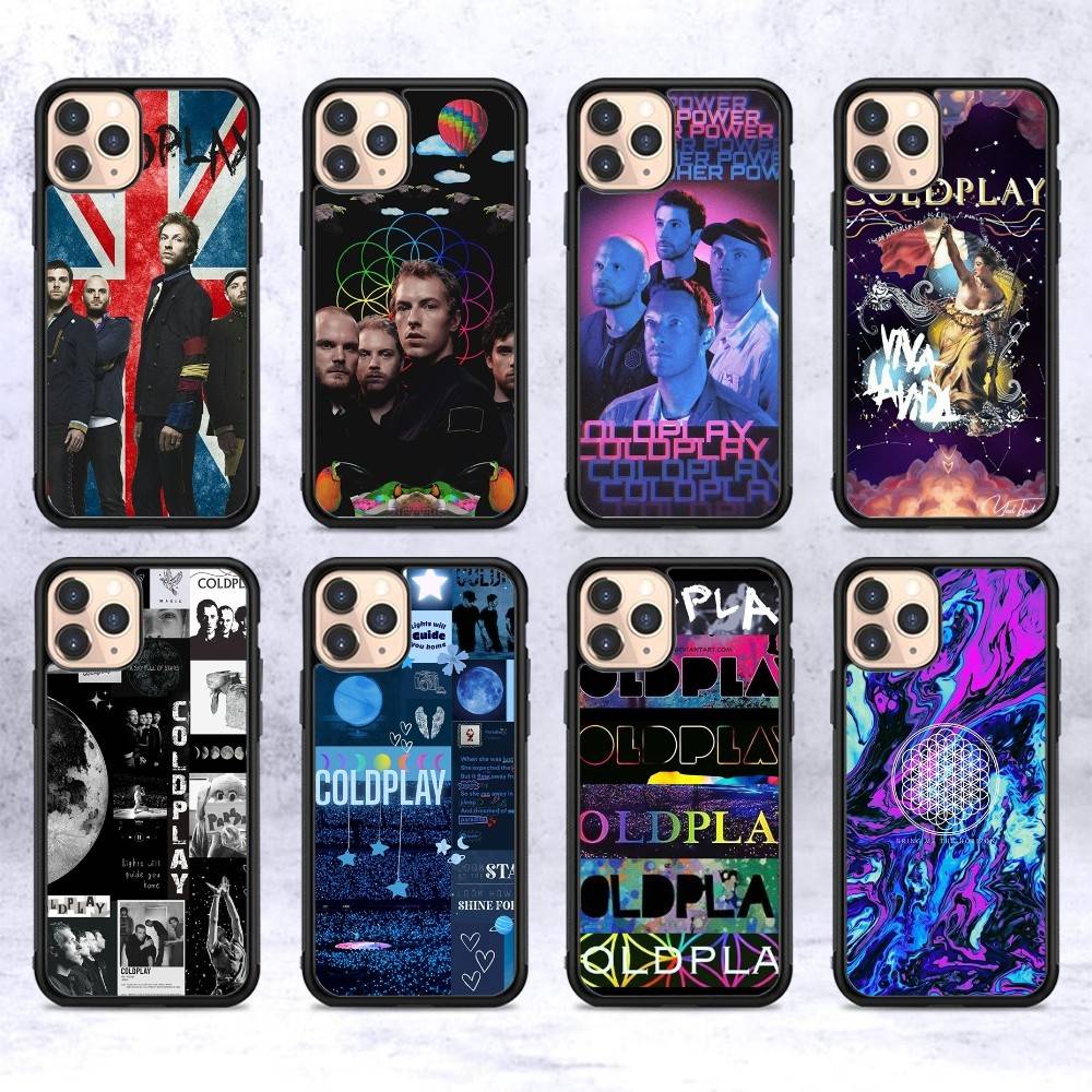 Pop Rock Band C-Coldplay Phone Case For Iphone 16 15 14 13 12 11 Pro Max Plus Shockproof TPU+PC Hard Case