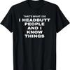 I Headbutt People and I Know Things Lethwei T-Shirt