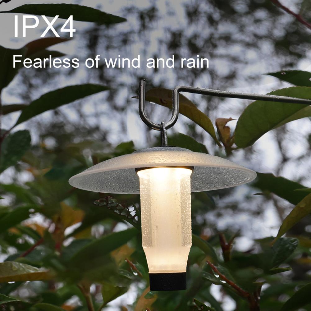 2000MAH Outdoor Tent Lamp IPX4 Waterproof 160LM Outdoor LED Camp Lamp Last Up To 6H Mini LED Flashlight for Emergency BBQ Picnic