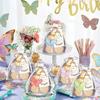 10 Sets Butterfly Party Favors Keychain With Thank You Kraft Tags For Girls Theme Birthday Party Baby Shower Goodie Bag