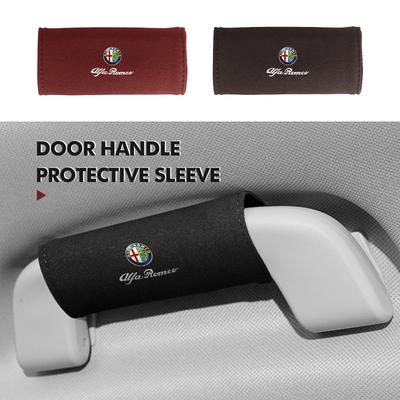 For Car Roof Armrest Pull Cover Handle Gloves Protection Auto Interior Accessories 159 Giulietta 156 147 Giulia Mito