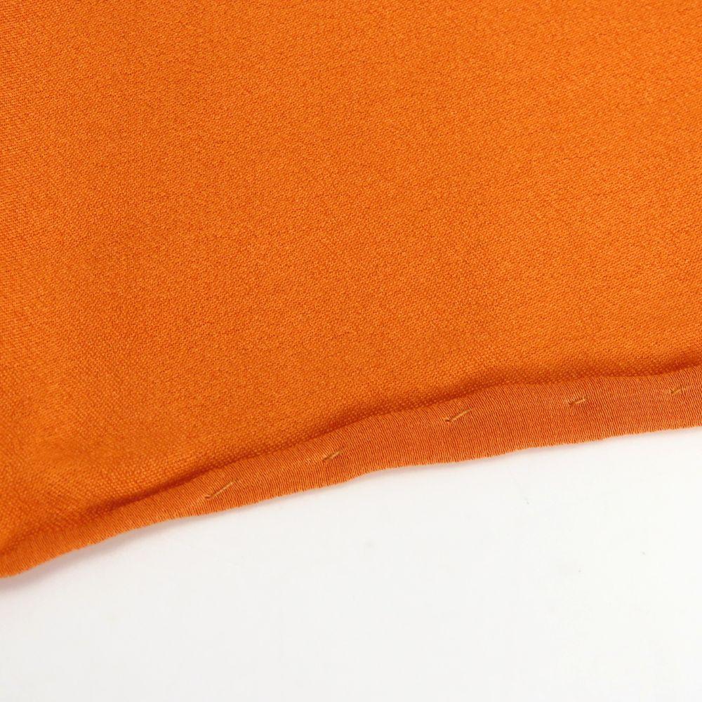 Used LOUIS VUITTON scarf Carre Monaco silk Orange Accessories