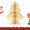 Honeycomb Christmas Tree 3D Honeycomb Table Centerpiece Folding Paper Christmas Tree Ornament for Winter Home Xmas Party Decoration