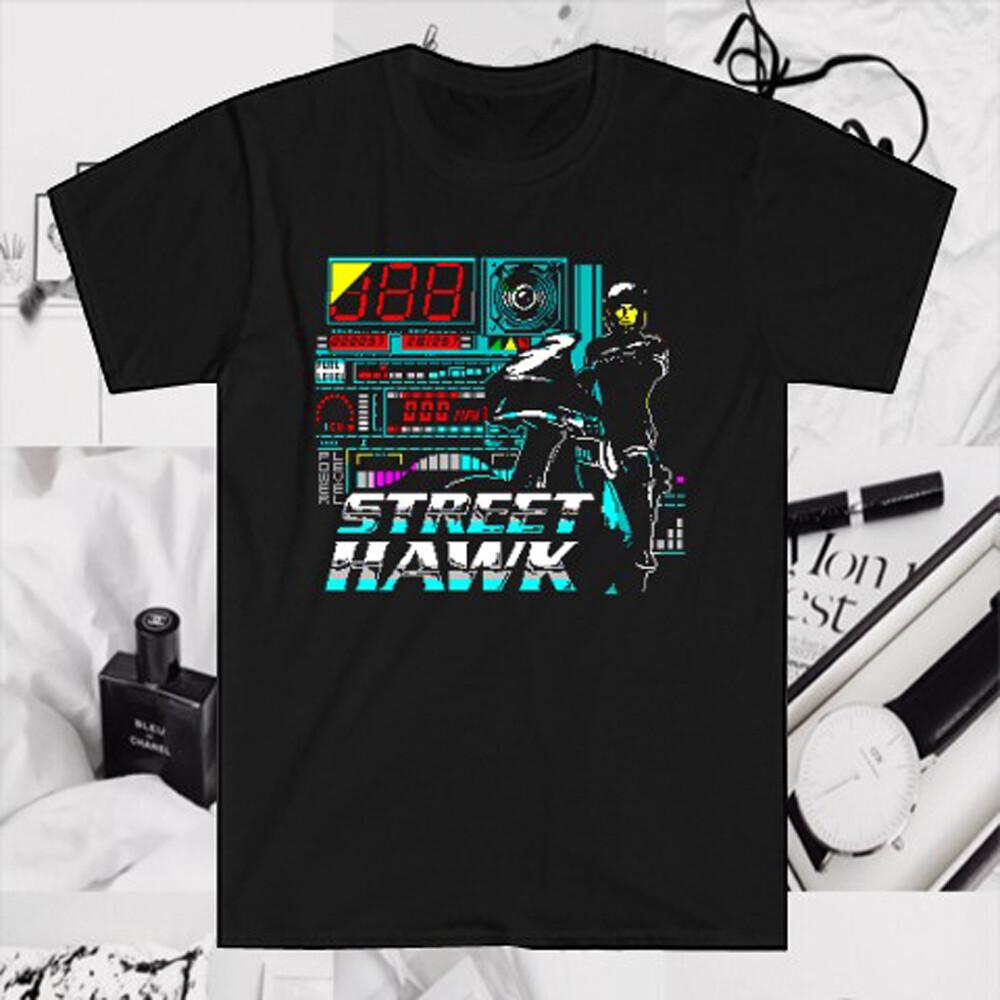 Street Hawk 80 s Action TV Series Men s Black T-Shirt Size S to 5XL Unisex T-Shirt XL