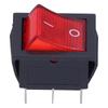 10Pcs Rocker Switch On/Off Red with Light 6‑Pin 2‑Level Power Supply KCD4 15A/250V