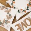 BUYNOW Velvet Embroidered Throw Pillow Cover HOME Wreath Bohemian Stamping Waist Cushion Cover Decor Home Decorative Pillowcase