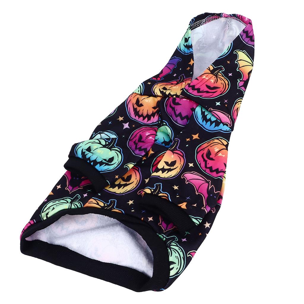 Halloween Dog Clothes Fashion Cute Pumpkin Pattern Dog Hoodie Sweatshirts for Halloween Party