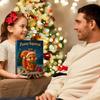Weihnachts-Adventskalender 2D Acryl Eichhörnchen-Thema Weihnachtsbaumschmuck 24 Tage Countdown Eichhörnchen-Anhänger Für Kindergeschenke