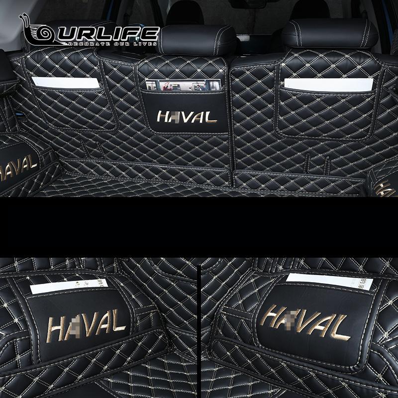 Rear Trunk Mat Car Trunk Leather Mats Parts Rear Boot Liner Styling Protector For Haval Jolion  2022 2023