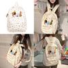 Adorable Ins Cartoon Dog Backpack With Padded Straps And Large Capacity For Teens And Women