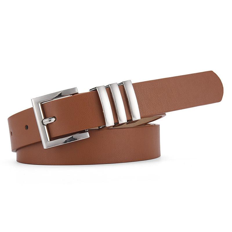 Fashionable Versatile Women's Pu Leather Belt For Chic Denim Dresses In 2023