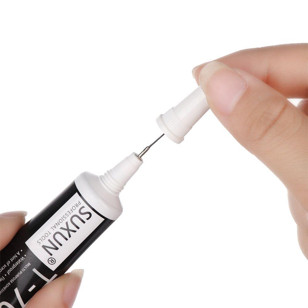 15/25/50/110ml Nuovo Portatile Nero Liquido Rapido Fix Adesivi Resina Epossidica Colla T-7000 Strumenti di Riparazione
