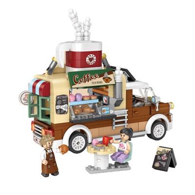 LOZ Kahve Kamyonu Lego Uyumlu Blok, Karışık Renk