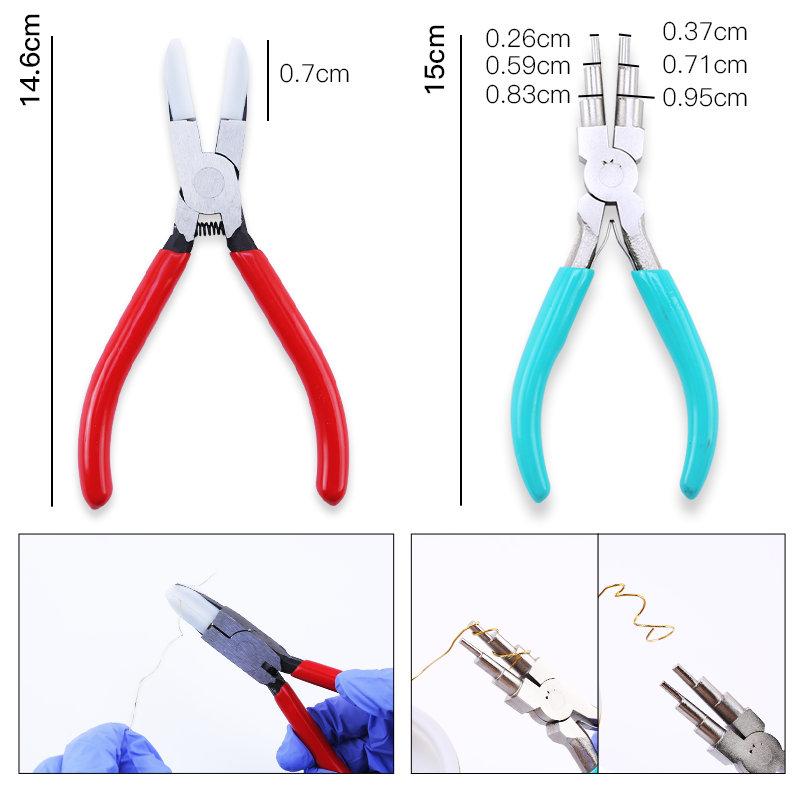1Piece Jewelry Pliers Tools & Equipment Jewelry Making Handmade Tool Craft DIY Accessories Carbon Steel Nose Pliers Fixing