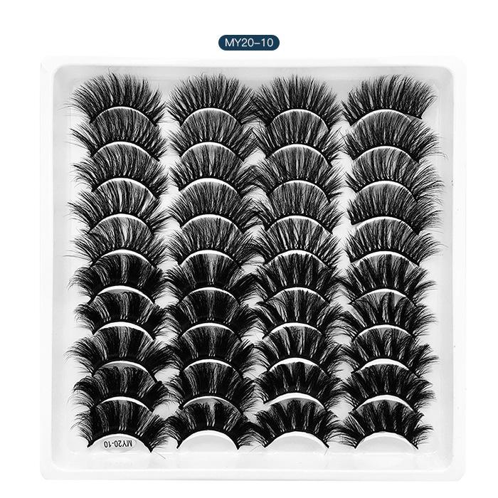 

Fluffy Double Eyelids Are Fluffy And Dense, Curled Mink Hair, And The False Eyelashes Are Thickened And Not Easy To Lose Eyelashes.