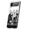 Tokyo Aevengers Black Anime Case Phone Cover for Samsung Galaxy Z Flip 7 6 5 4 3 5G ZFlip7 ZFlip6 ZFlip5 ZFlip4 ZFlip3 Black Fun