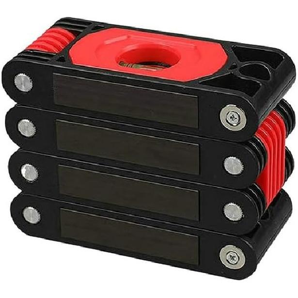 Magnetic Level Meter Foldable Level Ruler Precision Protractor Mini Leveler Angle Finder Construction Woodworking Measure Tool (4 Fold)