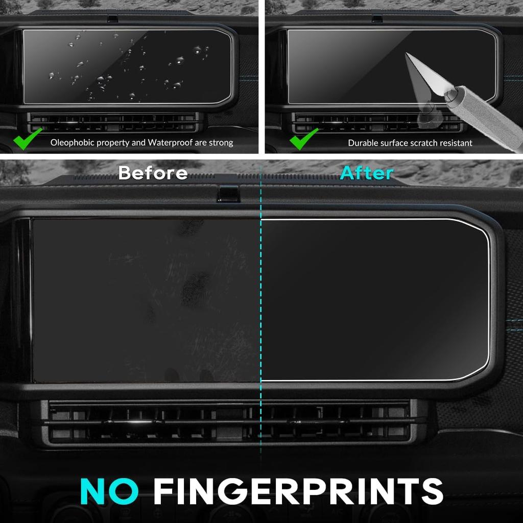 Car Dashboard Navigation Protective Film for Jeep Wrangler JL 2025 2025 GPS Screen Display Protect Stickers Interior Accessories