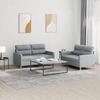 VidaXL Sofa Set with 2 Pcs Cushions, Sofas with Armrests, Furniture Set, Living Room Furniture, Modern, 3201568