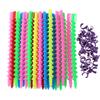 Hair Perm Rods Spiral Hair Perm Rods DIY Plastic Hair Rods Curlers Heatless Hair Curling Rods for Hair Styling