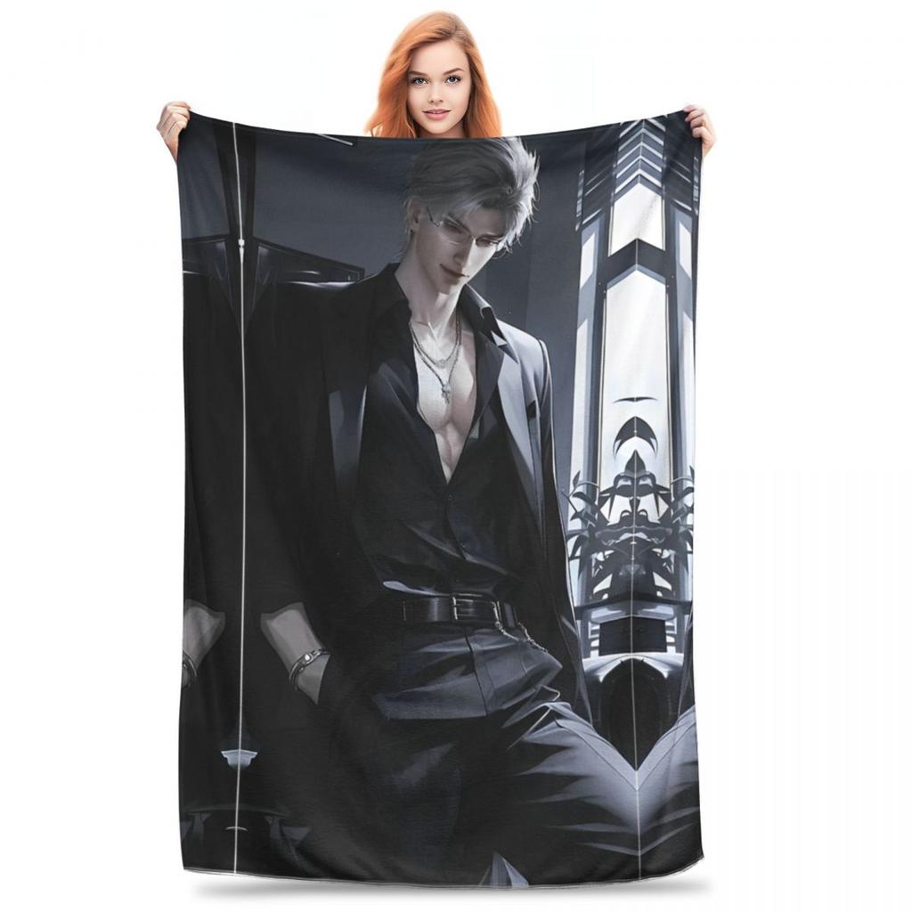 Sylus Love And Deepspace Art Blanket Cover Flannel Lightweight Throw Blankets for Car Sofa Couch Bedroom Quilt