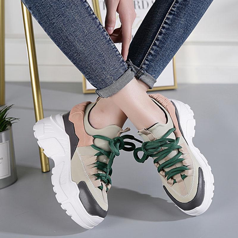 

Daddy shoes women s 2025 new casual sports shoes women s ulzzang Harajuku height-increasing women s shoes one piece 2025 33