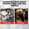 Electric Guitar Hard Case Classic Series Wood for Strat/Tele, Tweed