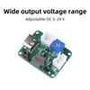 Mini Adjustable Boost Converter Module 3-6V Input To 5V 9V 12V 24V Output Digital Signal Control Switch Short Circuit Protection
