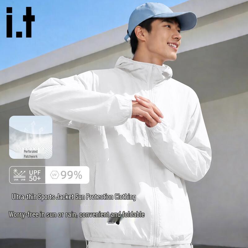 Fingercroxx Men s Summer Hooded UV Protection Jacket M