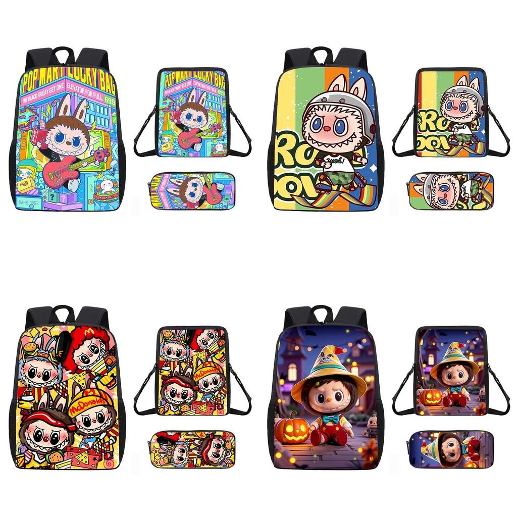 Anime Shoulder Cartoon Bag Pencil Case School Backpack For Children