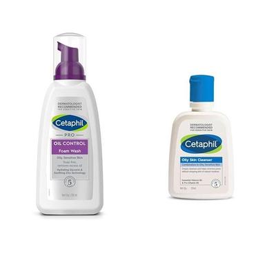 PRO Oil Control Foam Gesichtsreiniger für zu Akne und fettiger Haut neigende Haut, 236 ml, Reiniger für fettige Haut, tägliche Gesichtsreinigung für fettige Haut, 125 ml