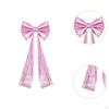 Large Pink Bow Ribbon Tie Multipurpose Home Gift Wall Hanging Decor Ornament for Themed Bridal