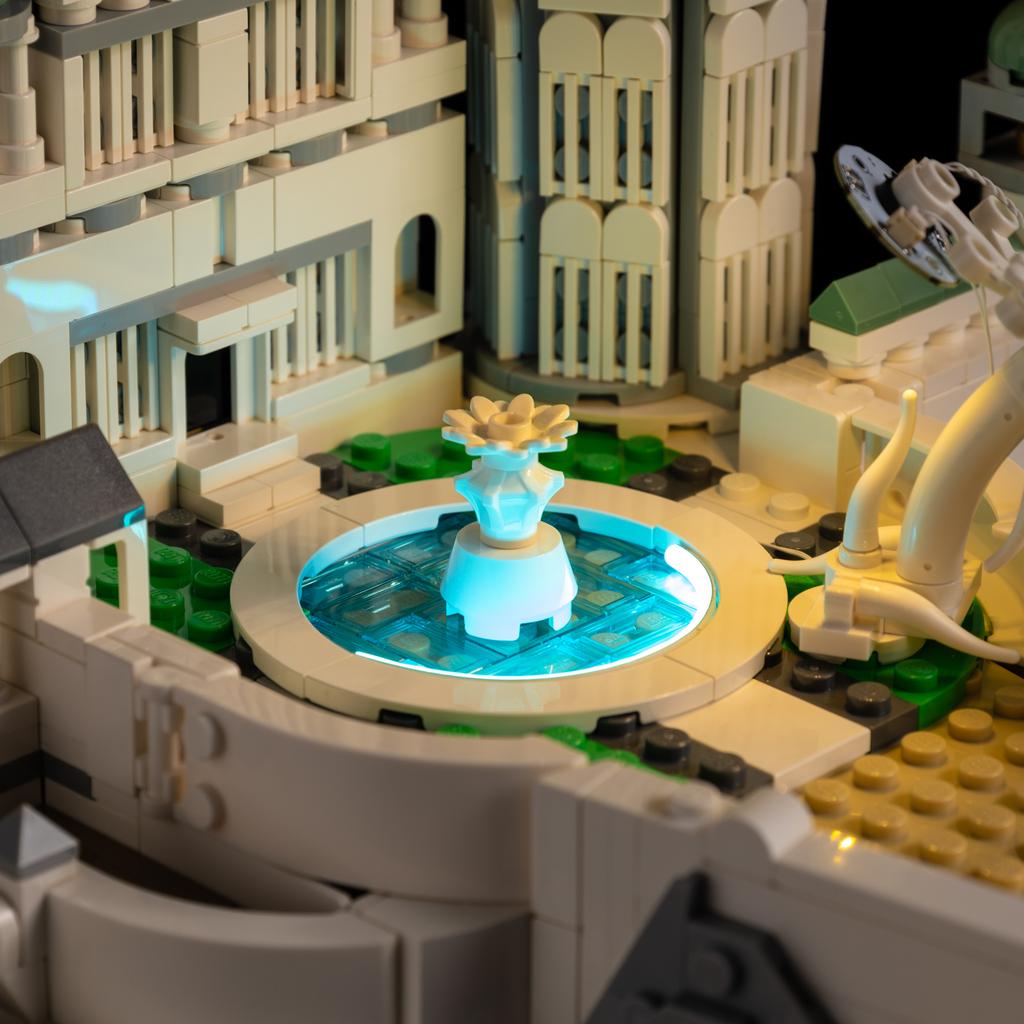 DIY LED Lighting Kit For Lego 11377 The Lord of the Rings: Minas Tirith™ Light Kit Building Block Toy Decoration Adjustable Lighting Accessories