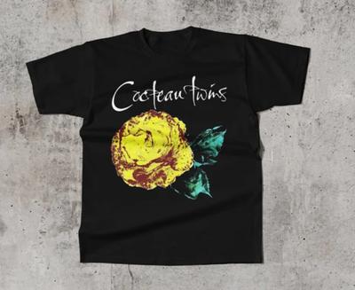 Cocteau Twins Comfort Flower Lustiges T-SHIRT Kurzarm Alle Größen Shirt